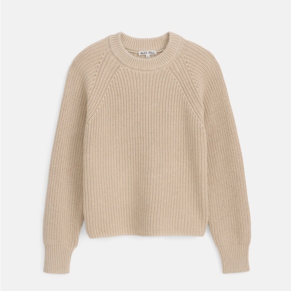 Alex Mill Amalie Pullover Sweater in Sand NWT - Picture 1 of 5